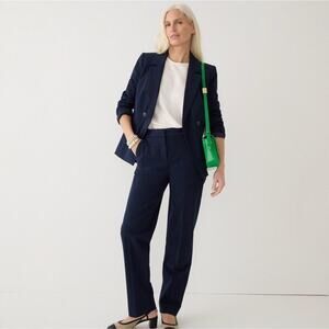 J. Crew Kate Straight Leg Pants Bi-Stretch Cotton Blend BF401 Women’s Size 4‎
